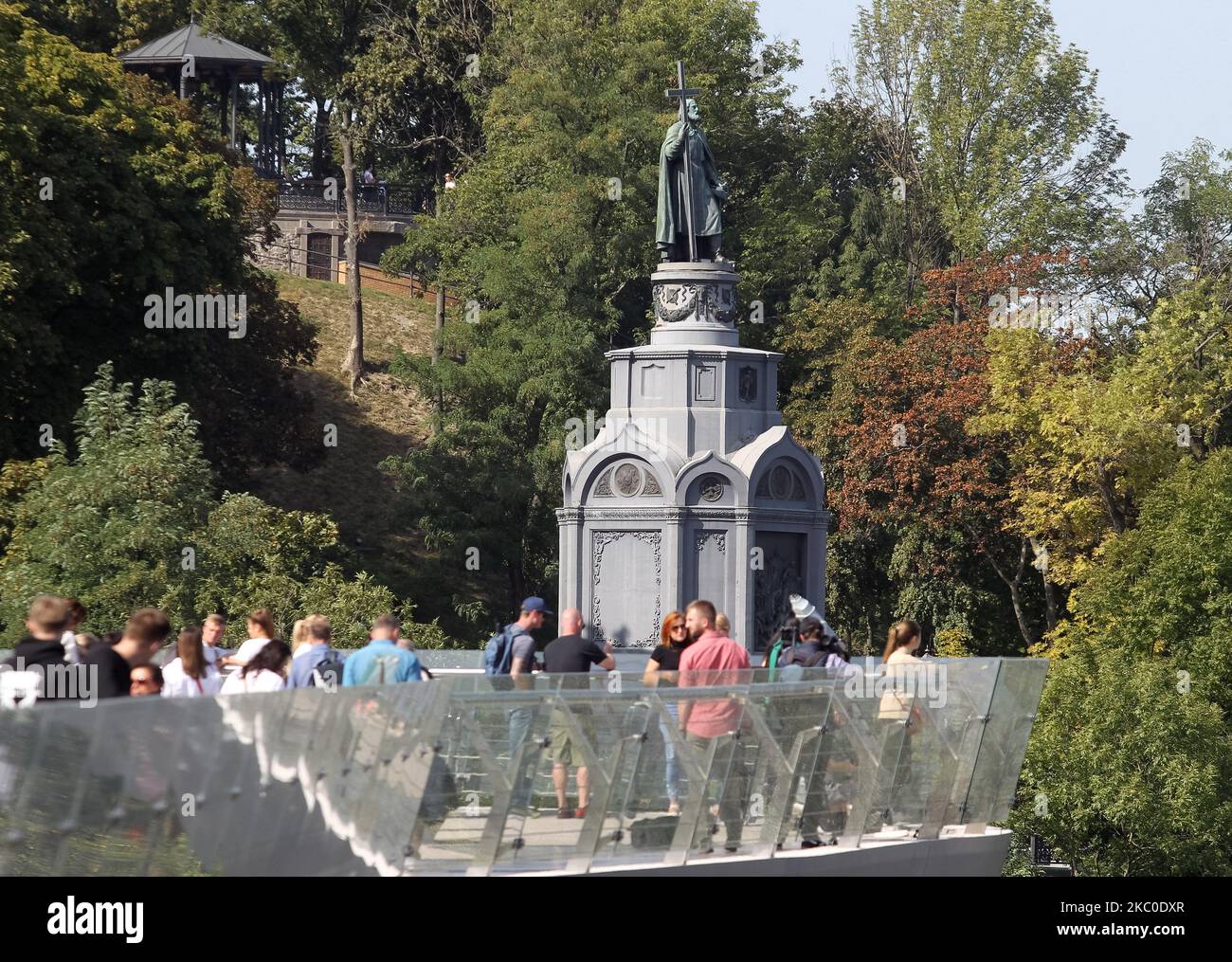 A view of the St. Vladimir Monument in the downtown of Kyiv, Ukraine 23 September 2020 (Photo by STR/NurPhoto) Stock Photo