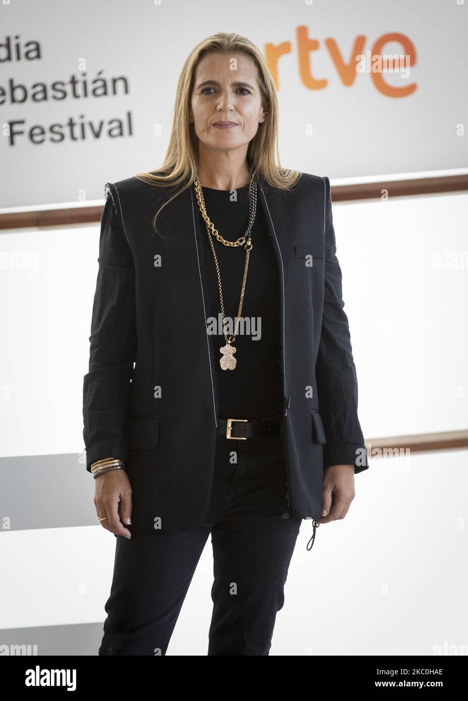 September 25 2020 San Sebastian Spain VICKY LUENGO attends