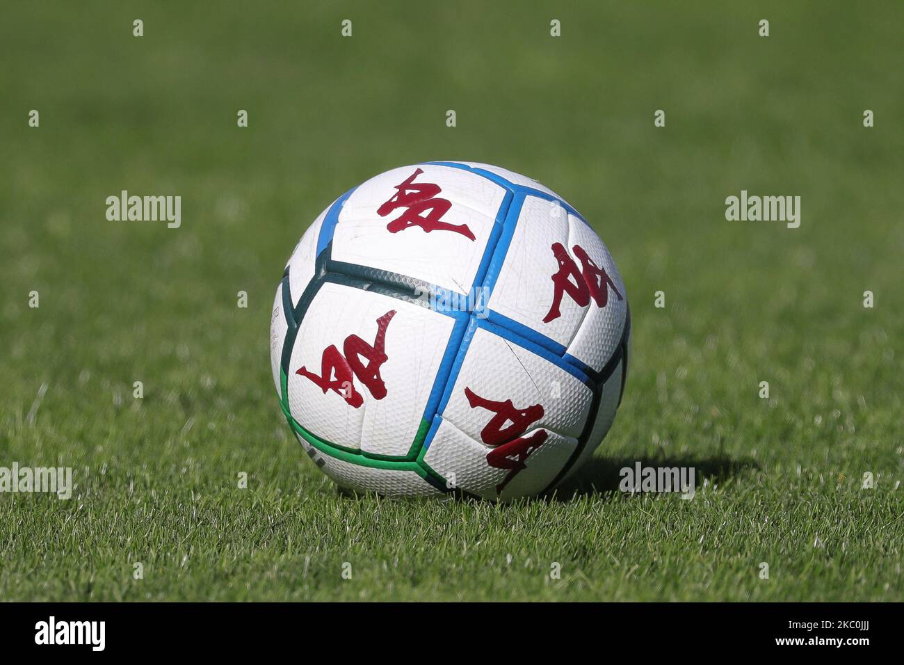 Kappa Official Ball during the Serie BKT match between Brescia and Ascoli at Stadio Mario Rigamonti on September 26, 2020 in Brescia, Italy. (Photo by Emmanuele Ciancaglini/NurPhoto) Stock Photo
