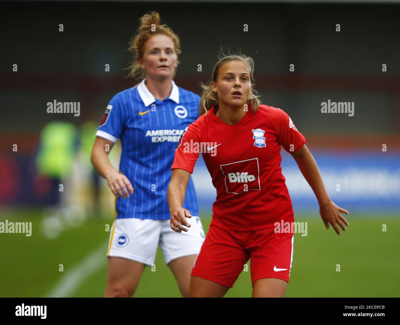 LR Felicity(Fliss ) Gibbons of Brighton and Hove Albion WFC and Sarah Mayling of Birmingham LR Felicity(Fliss ) Gibbons of Brighton and Hove Albion WFC and Sarah Mayling of Birmingham