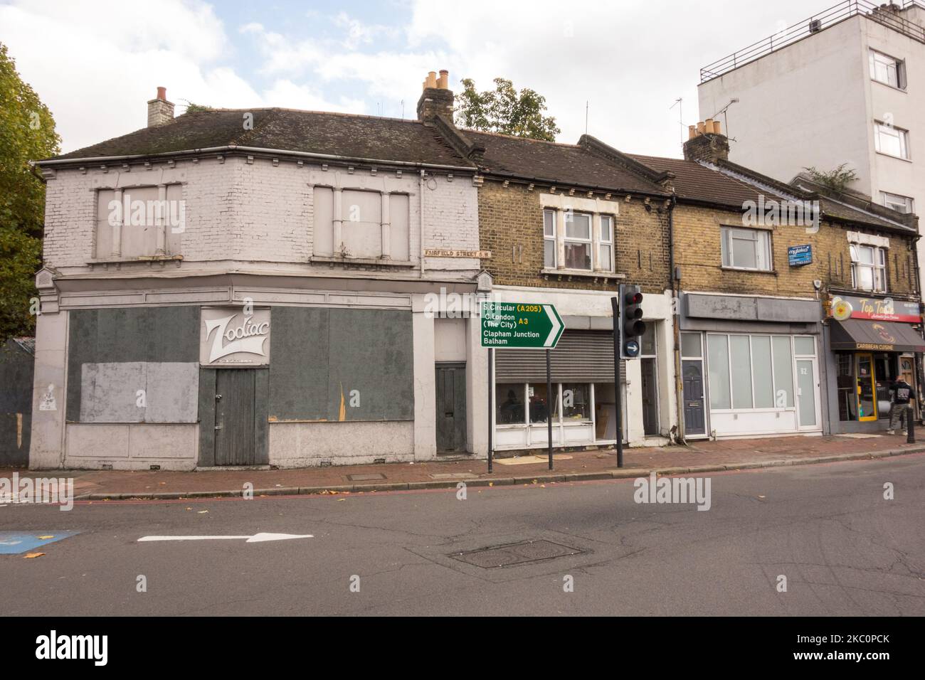 Boardedup and dilapidated terraced Housing on Fairfield Street