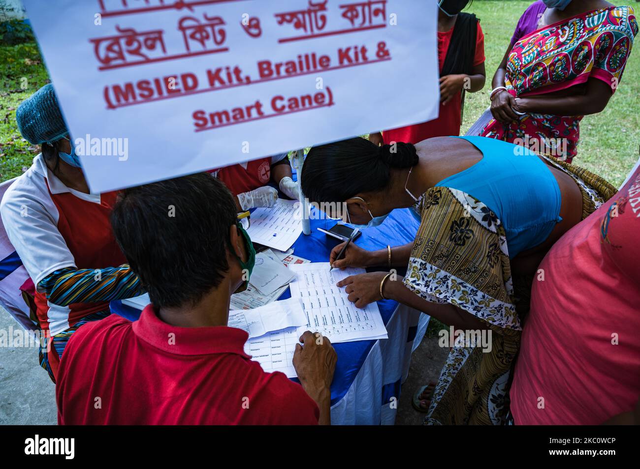 A distribution of disability aids donation function was held at the