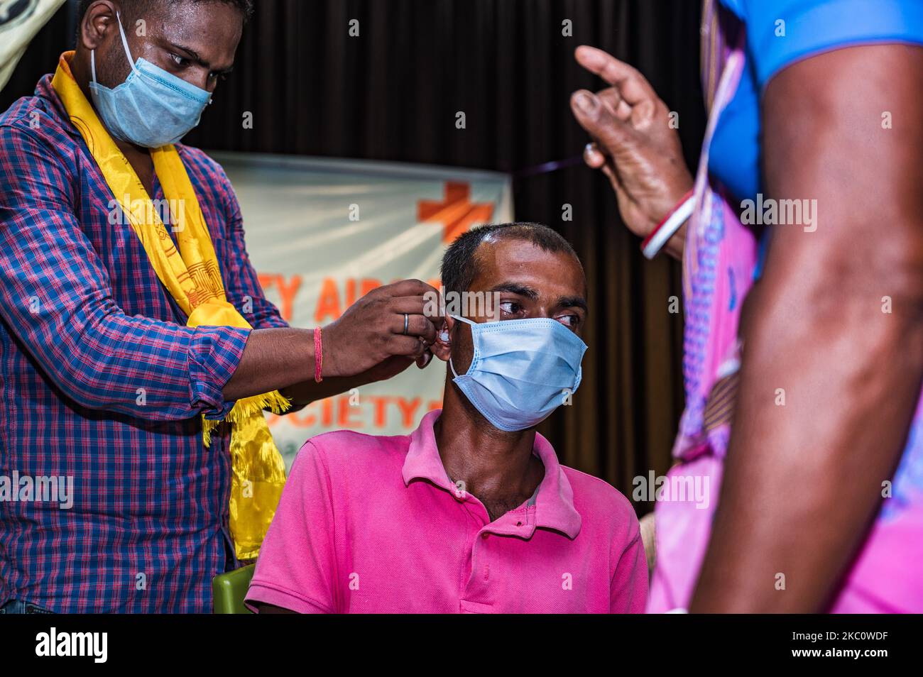 A distribution of disability aids donation function was held at the