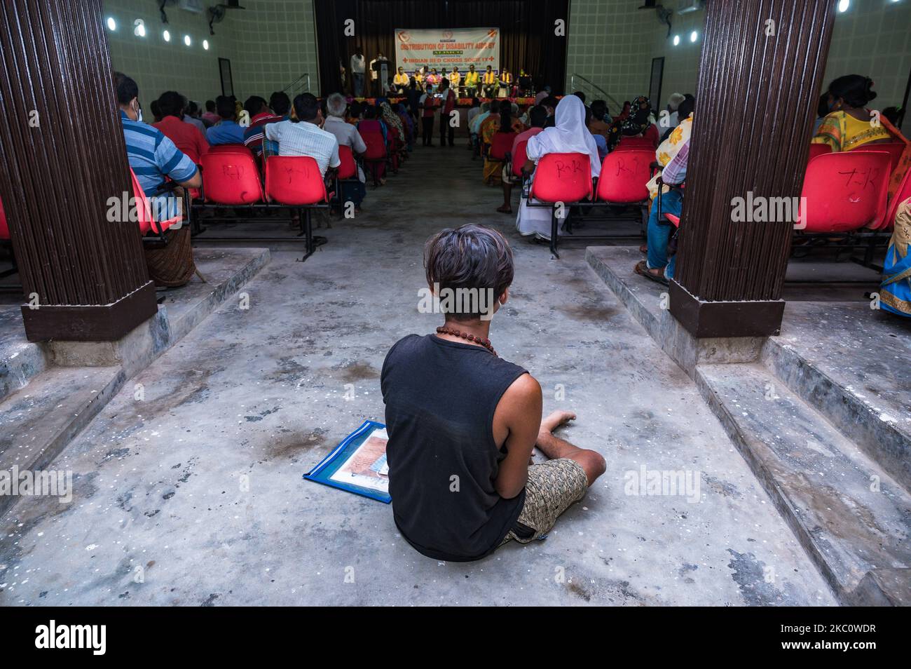 A distribution of disability aids donation function was held at the