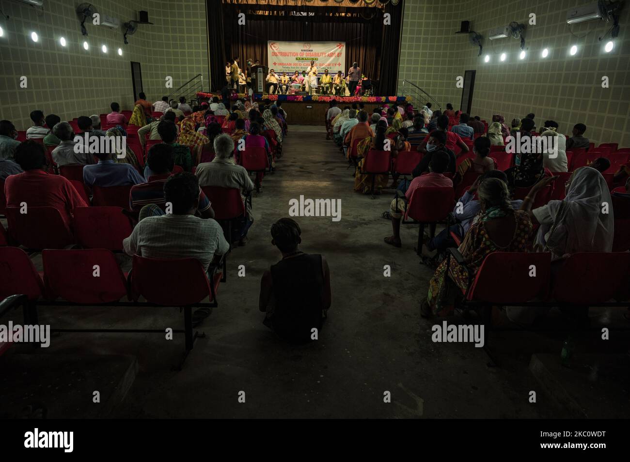 A distribution of disability aids donation function was held at the