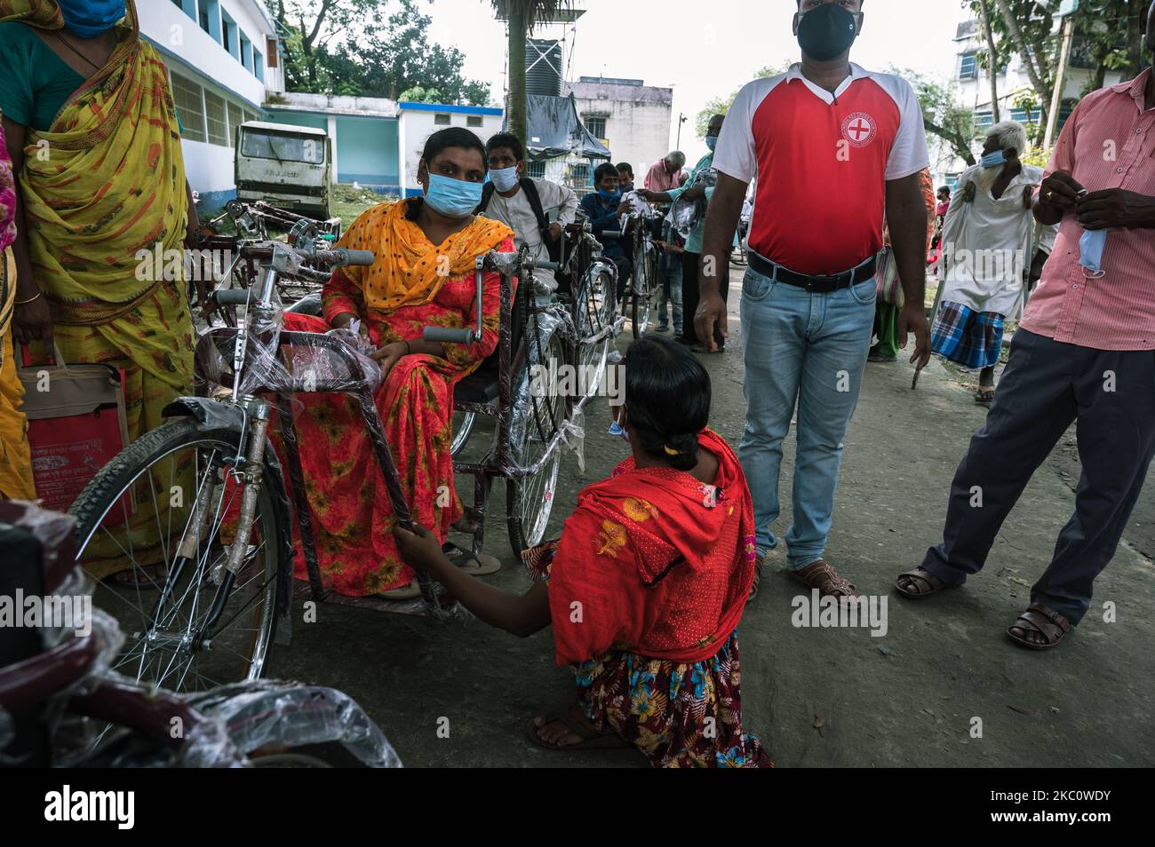 A distribution of disability aids donation function was held at the