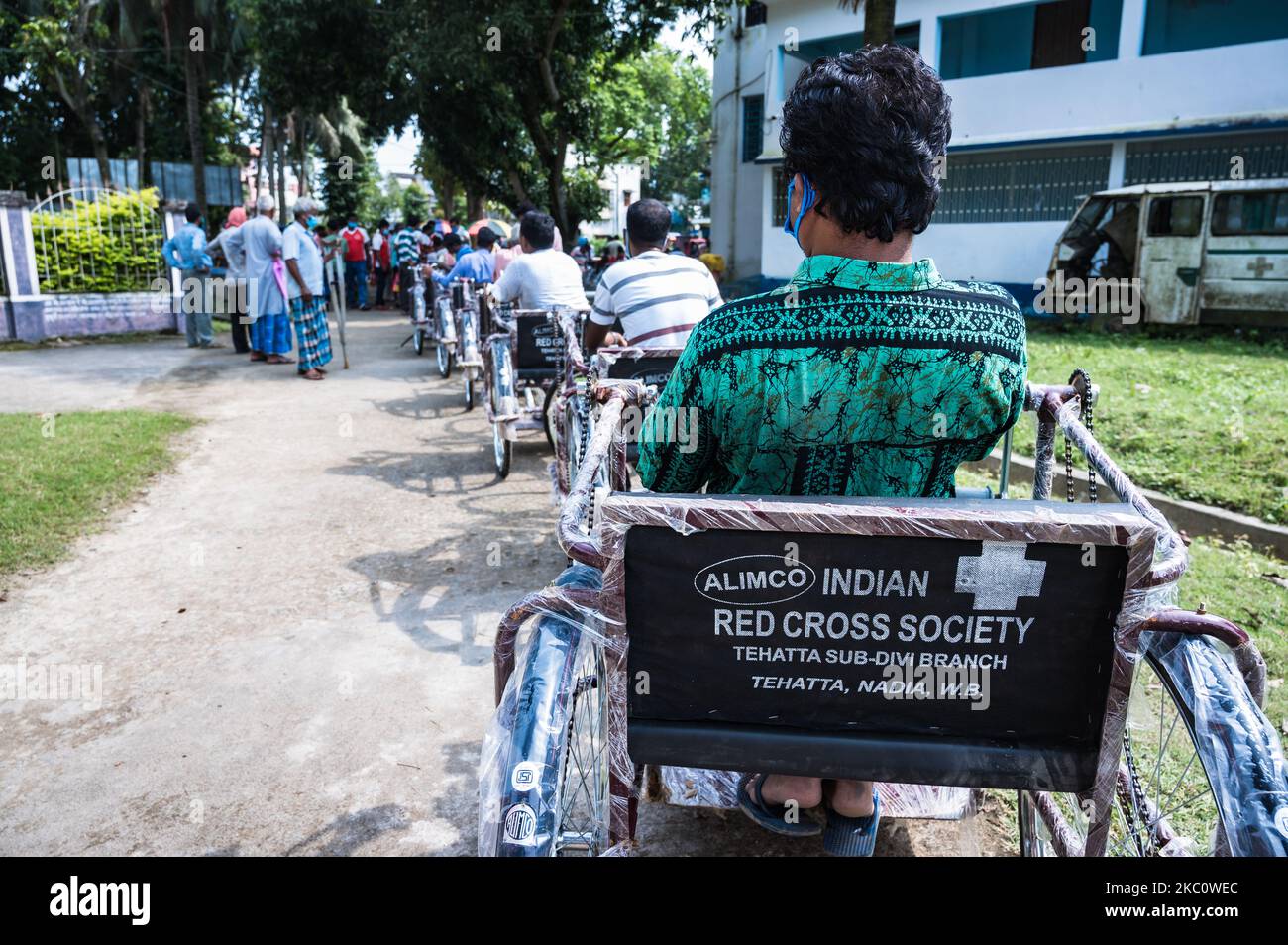 A distribution of disability aids donation function was held at the