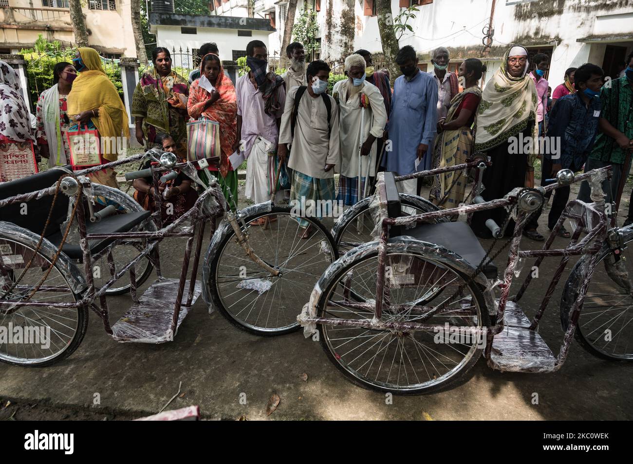 A distribution of disability aids donation function was held at the