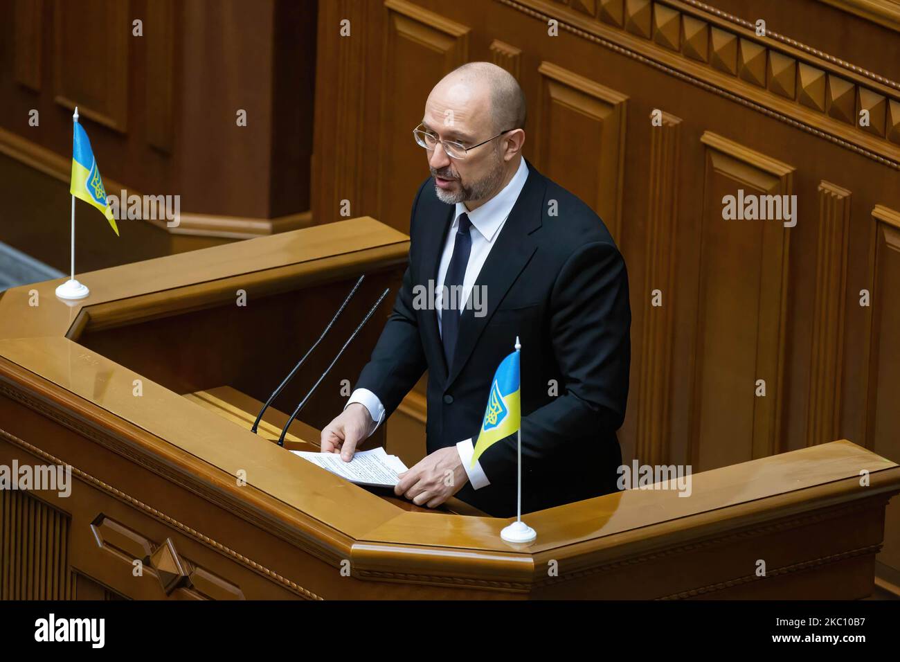 Prime minister of ukraine denys shmyhal hi-res stock photography and ...