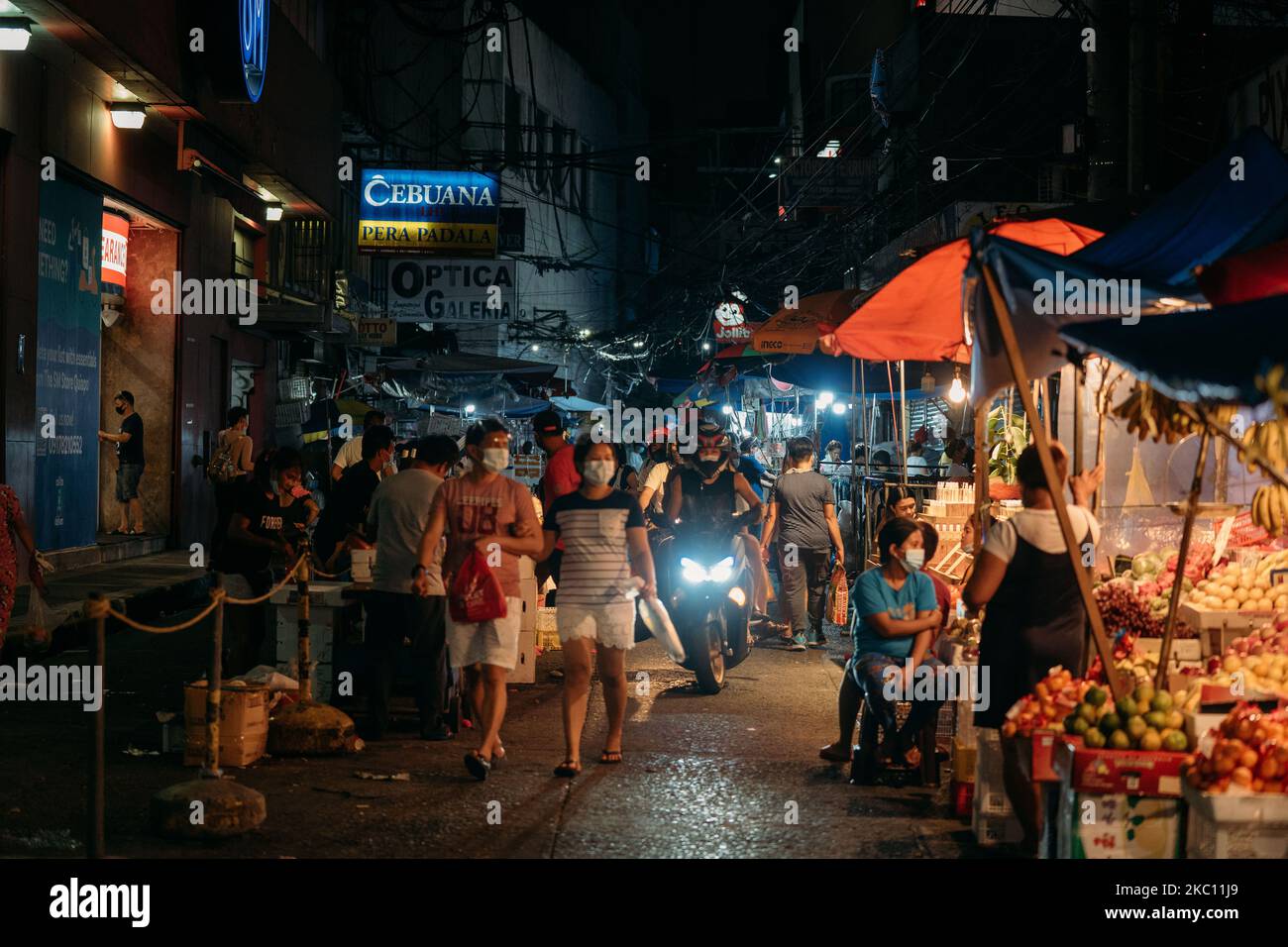 A street market in Manila. Since March, the Philippines has been in