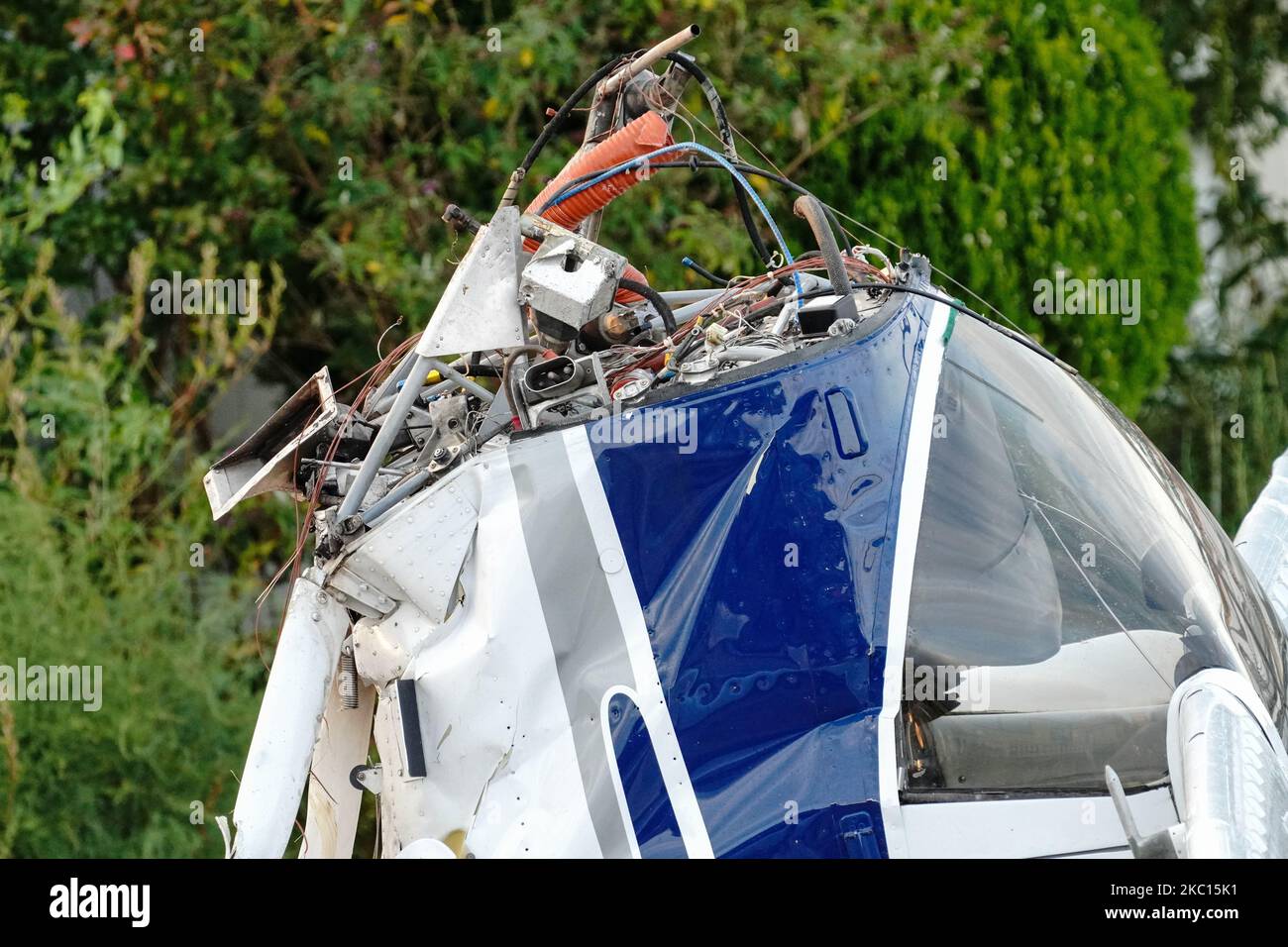 Small plane crash into a pier near Beechhurst Yacht Club in Whitestone