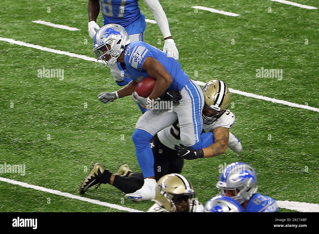 New Orleans Saints linebacker Zack Baun (53) during an NFL football game  against the Green Bay Packers, Sunday, Sept. 27, 2020, in New Orleans. (AP  Photo/Tyler Kaufman Stock Photo - Alamy