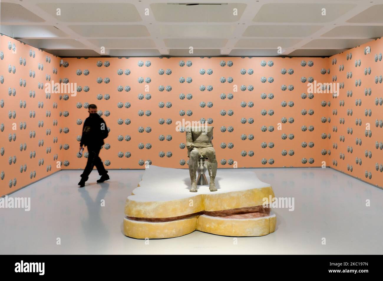 General view of the 'Michael Clark: Cosmic Dancer' exhibition at Barbican Centre, on October 6, 2020, in London, England.(Photo by Alberto Pezzali/NurPhoto) Stock Photo