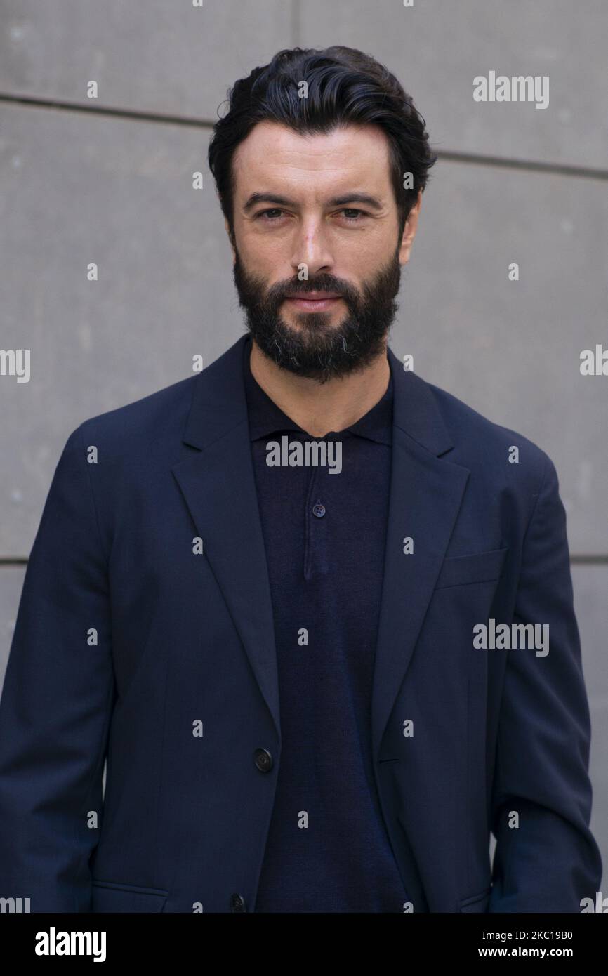 Actor Javier Rey announces the Spanish films candidates to Oscars awards on October 06, 2020 in Madrid, Spain. (Photo by Oscar Gonzalez/NurPhoto) Stock Photo