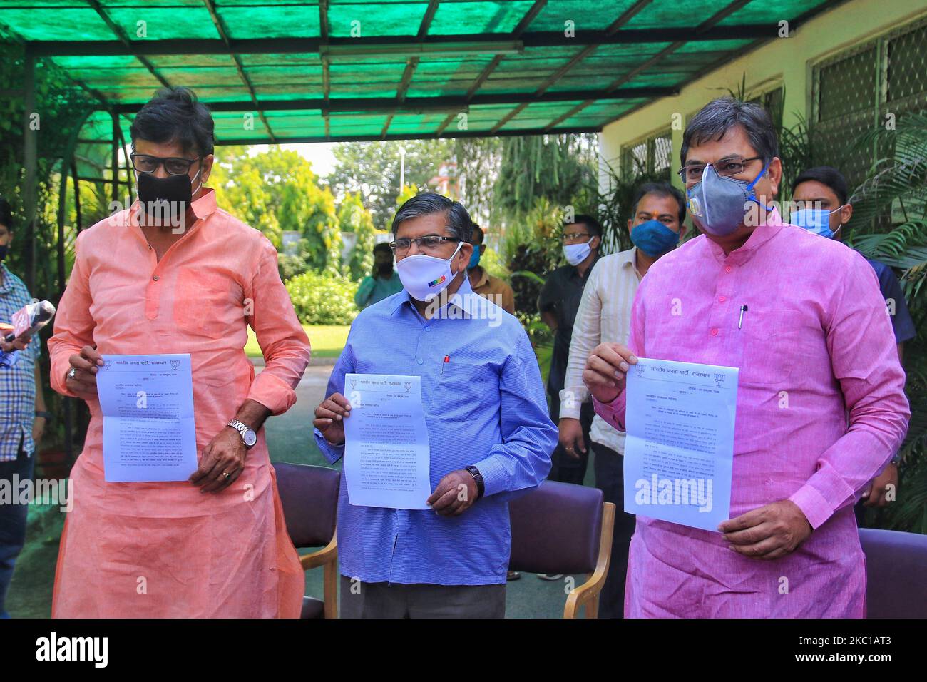Senior leaders gulab chand kataria hi-res stock photography and images ...