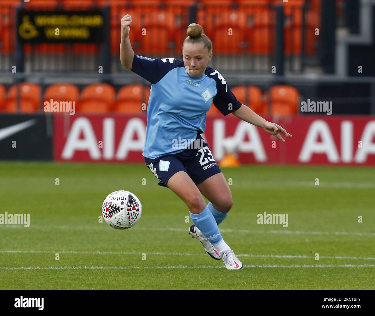 Lilly Pursey of London City Lionesses during Continental Cup between Tottenham Hotspur and London City Lionesses at The Hive Stadium , London, UK on 07th October 2020 (Photo by Action Foto Sport/NurPhoto) Stock Photo