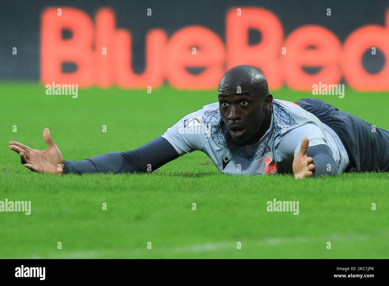 Benjamin Mokulu during the Serie C match between Modena and Ravenna at Stadio Braglia on October 11, 2020 in Modena, Italy. (Photo by Emmanuele Ciancaglini/NurPhoto) Stock Photo
