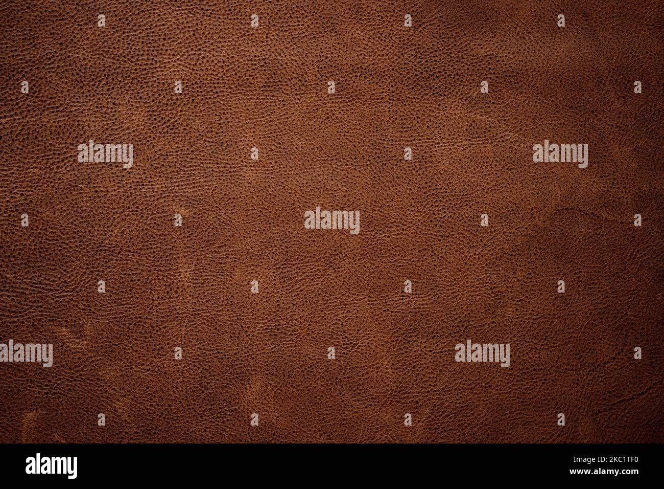 Brown leather texture background. Dark genuine leather Stock Photo
