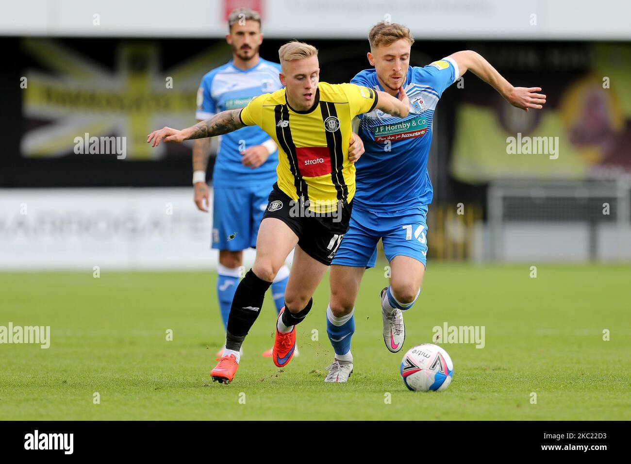 Tom Beadling of Barrow in action during the Sky Bet League 2 match