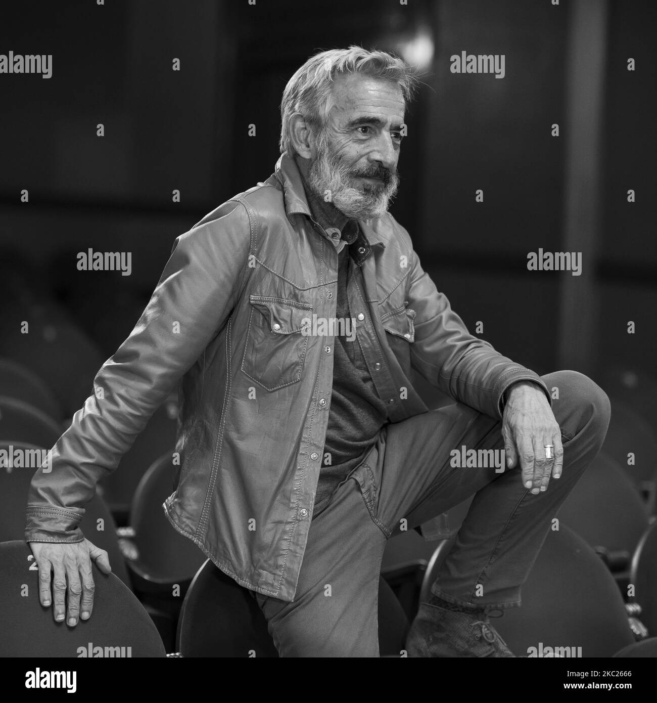 (EDITOR'S NOTE: Image was converted to black and white) Actor Imanol 