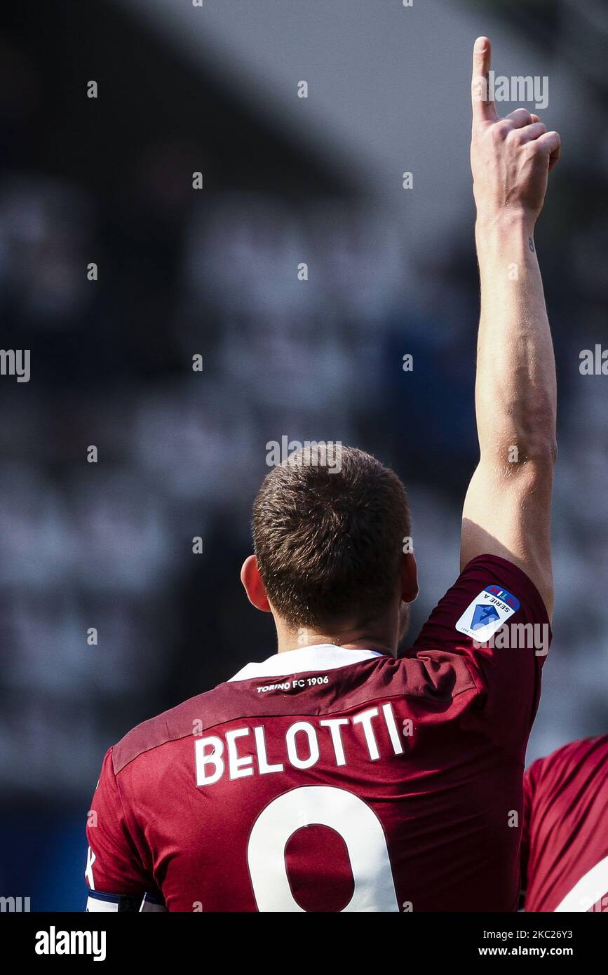 Joma Torino FC Away Belotti 9 Jersey 2021-2022 (Fan Style Printing)