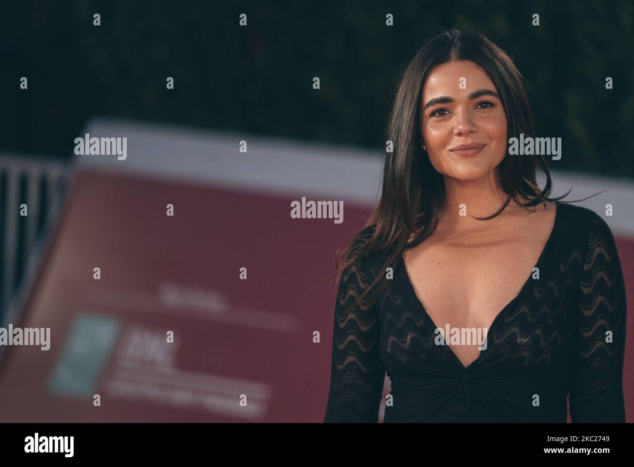 Pina Turco attends the red carpet of new Netflix series La vita bugiarda  degli adulti at Auditorium Conciliazione. (Photo by Mario Cartelli / SOPA  Images/Sipa USA Stock Photo - Alamy