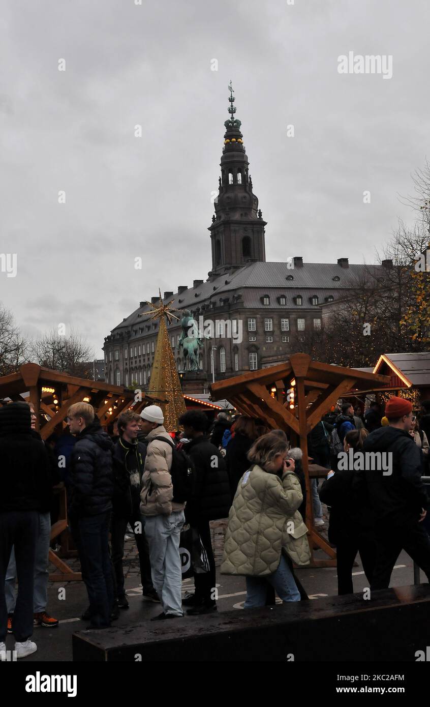 Denmark In November Copenhagen/Denmark/04 November 2022/ 1st.day of christmas market at ...