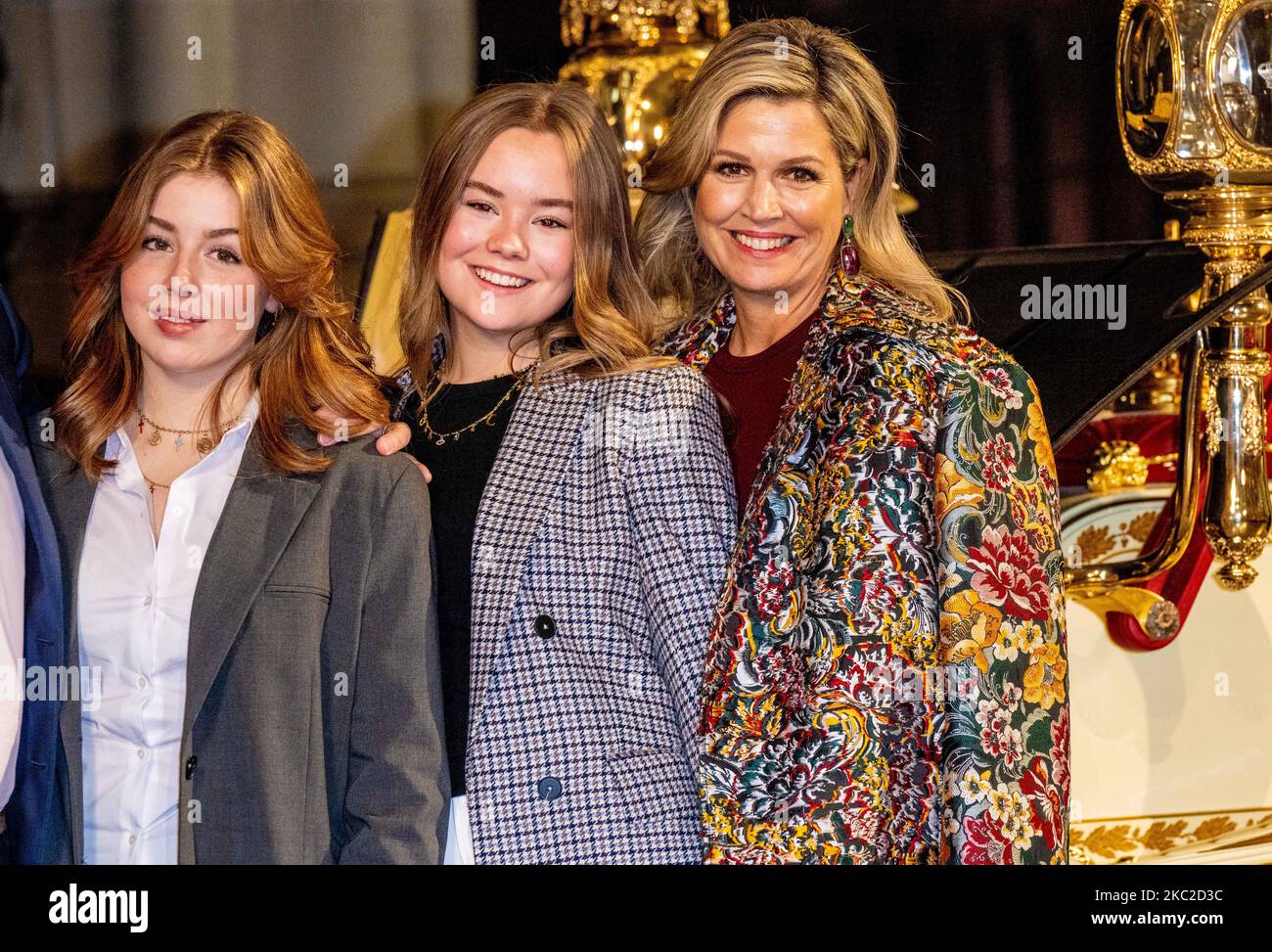 Queen Maxima of the Netherlands with Princess Alexia and Princess ...