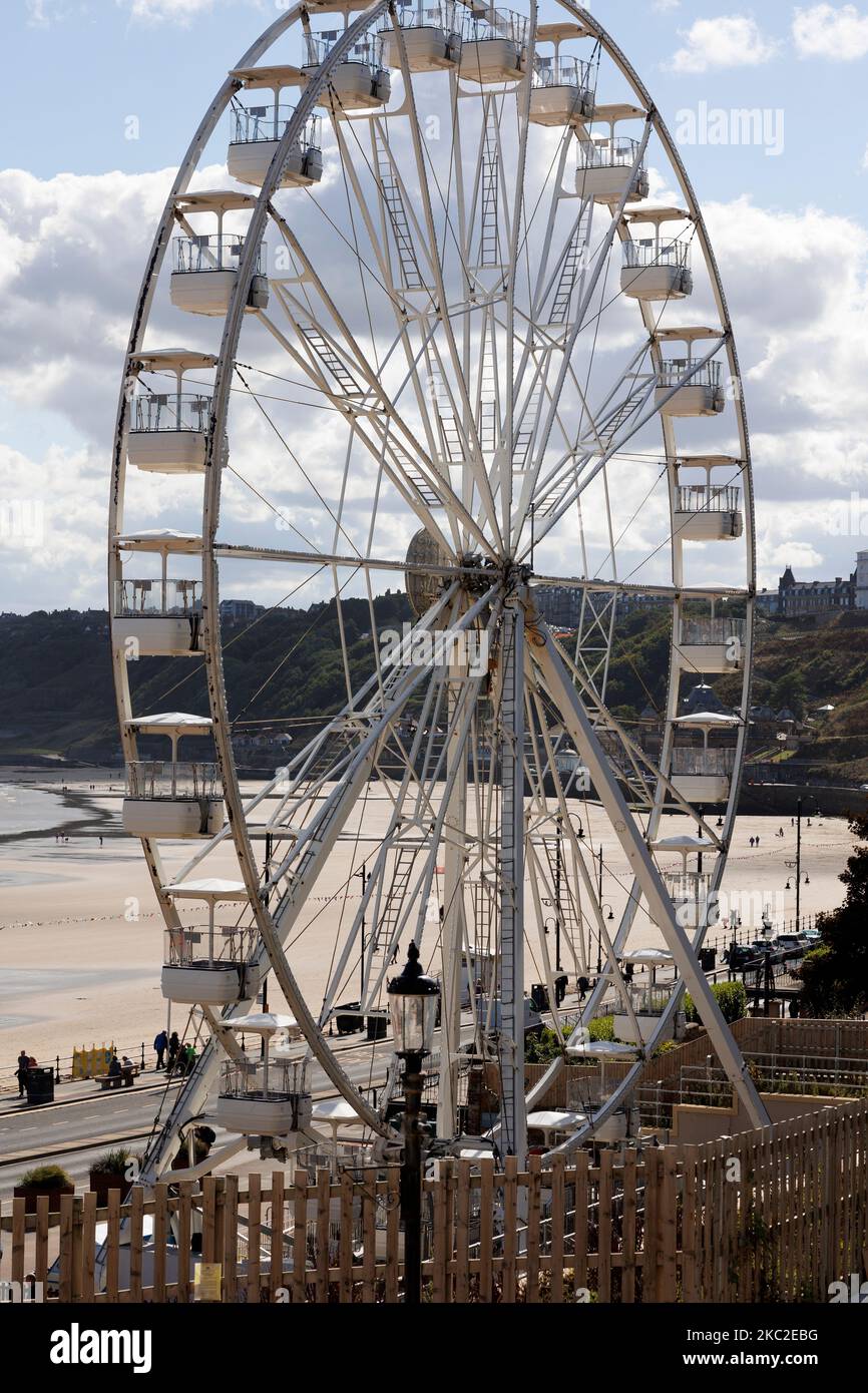 Ferris Wheel at Scarborough North Yorkshire England Stock Photo