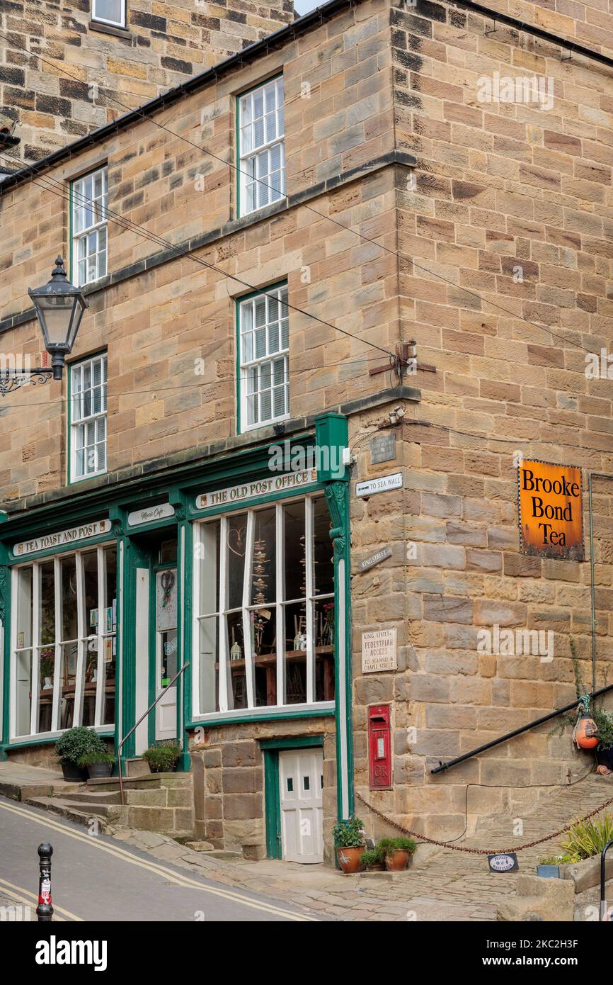 The Old Post Office King Street Robin Hood Bay North Yorkshire England Stock Photo
