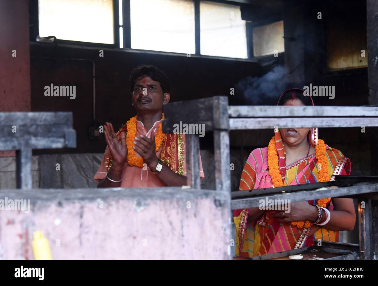 Hindu Devotees Offer Prayers At Kamakhya Temple During Navaratri Festival In Guwahati India On 5143