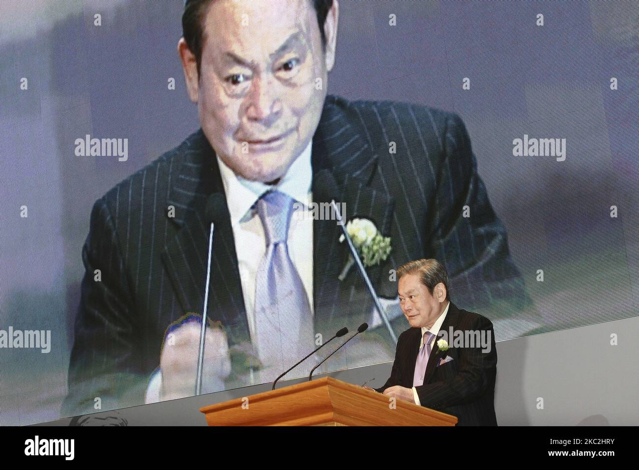 (FILE IMAGE) Lee Kun-Hee of Former Samsung Group Chairman.Lee Kun-Hee