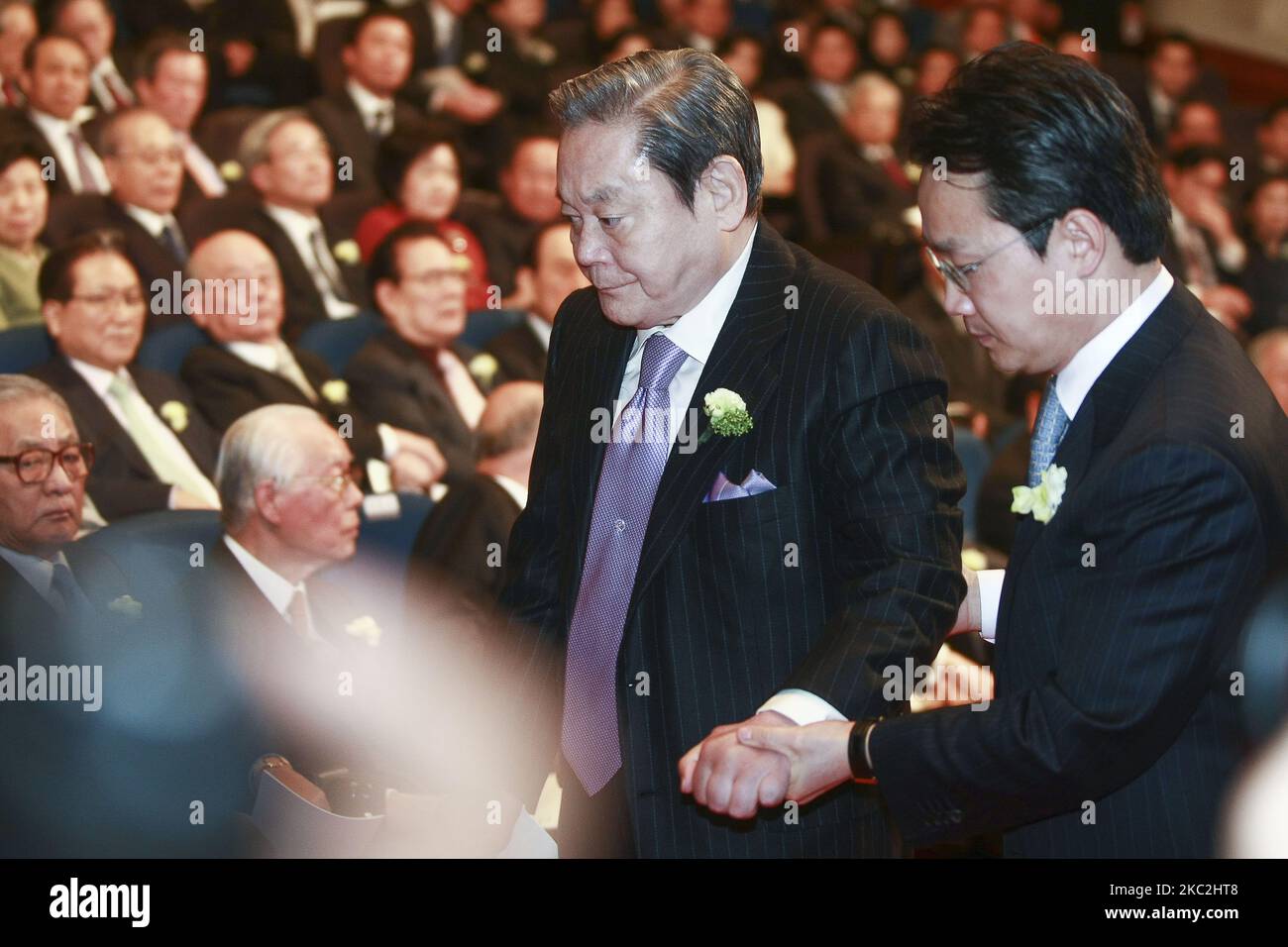 (FILE IMAGE) Lee Kun-Hee of Former Samsung Group Chairman.Lee Kun-Hee, dies at 78. . (Photo by Seung-il Ryu/NurPhoto) Stock Photo