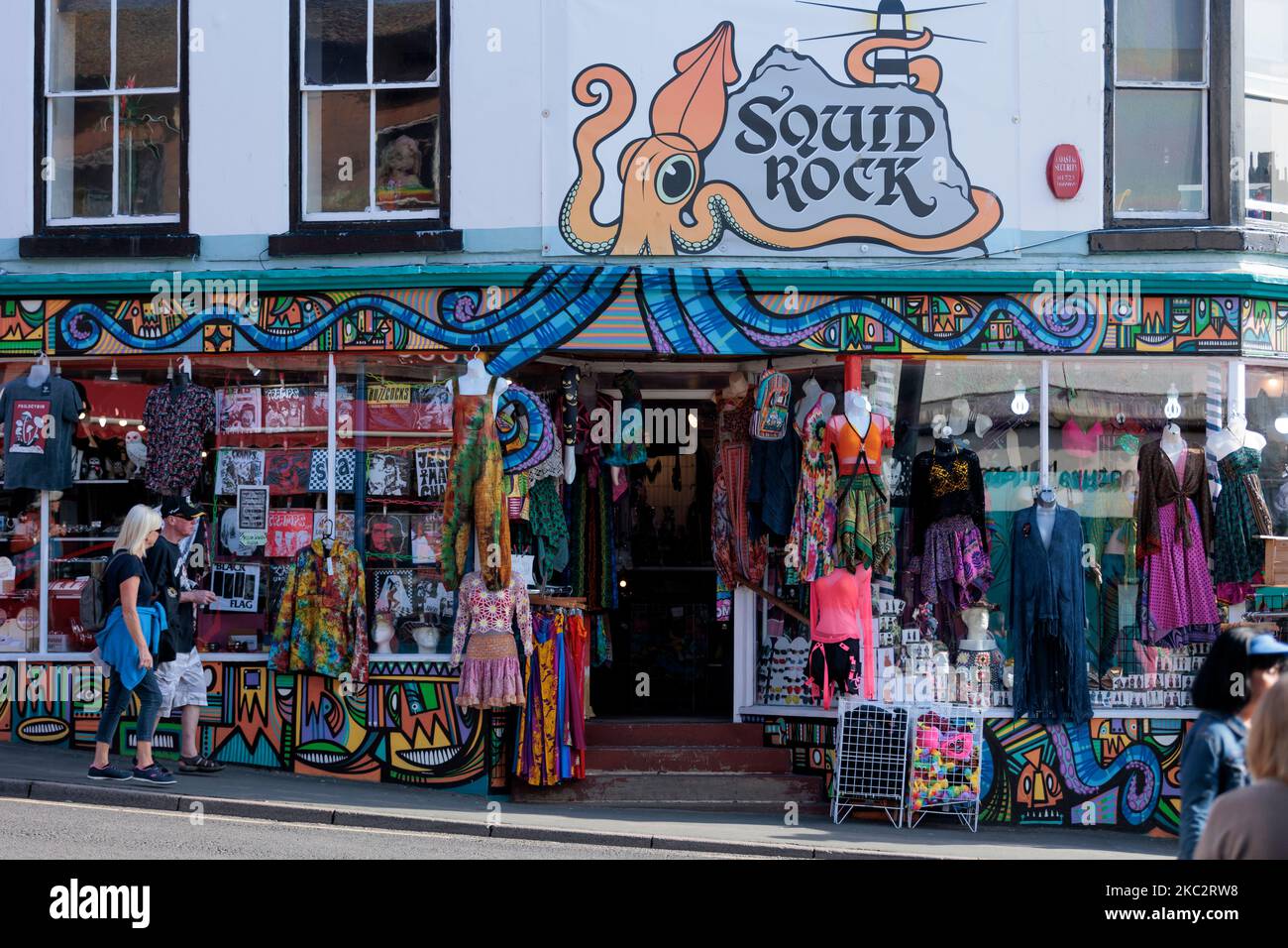 Squid Rock Shop Whitby North Yorkshire England Stock Photo