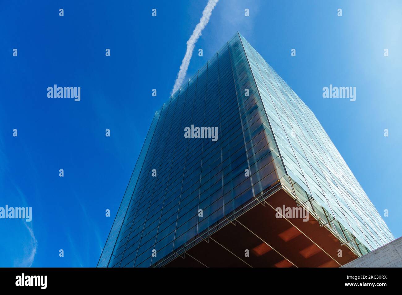 Madrid, Spain September 24, 2022 Castelar Building designed by