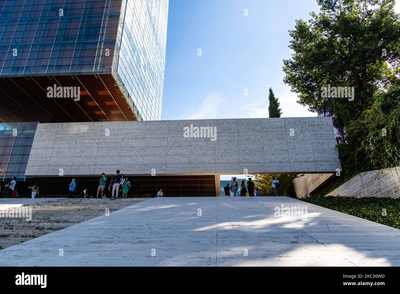 Madrid, Spain September 24, 2022 Castelar Building designed by