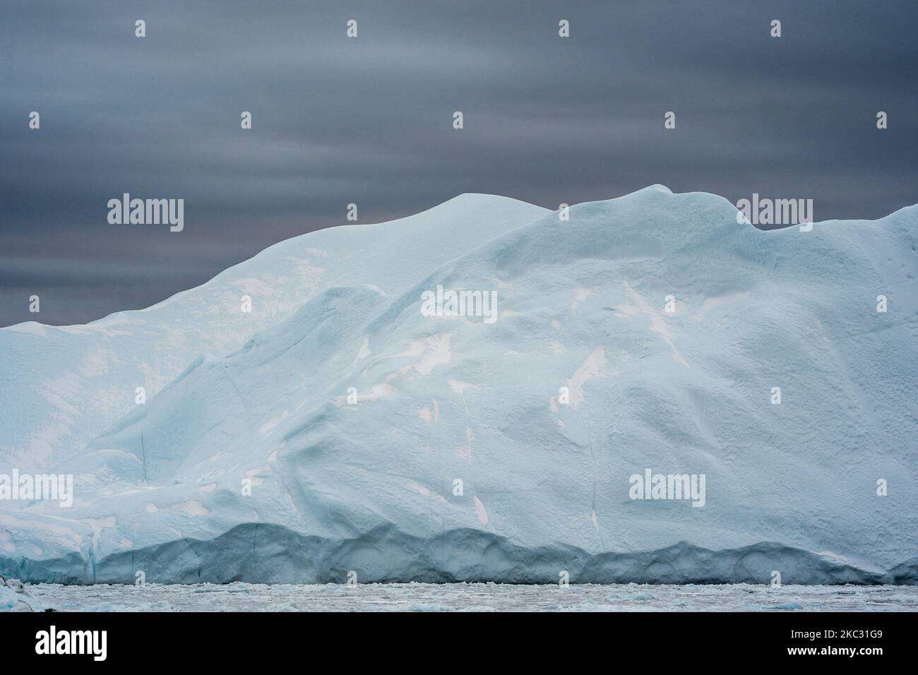 Icebergs near Ilulissat, Greenland. Climate change is having a profound ...