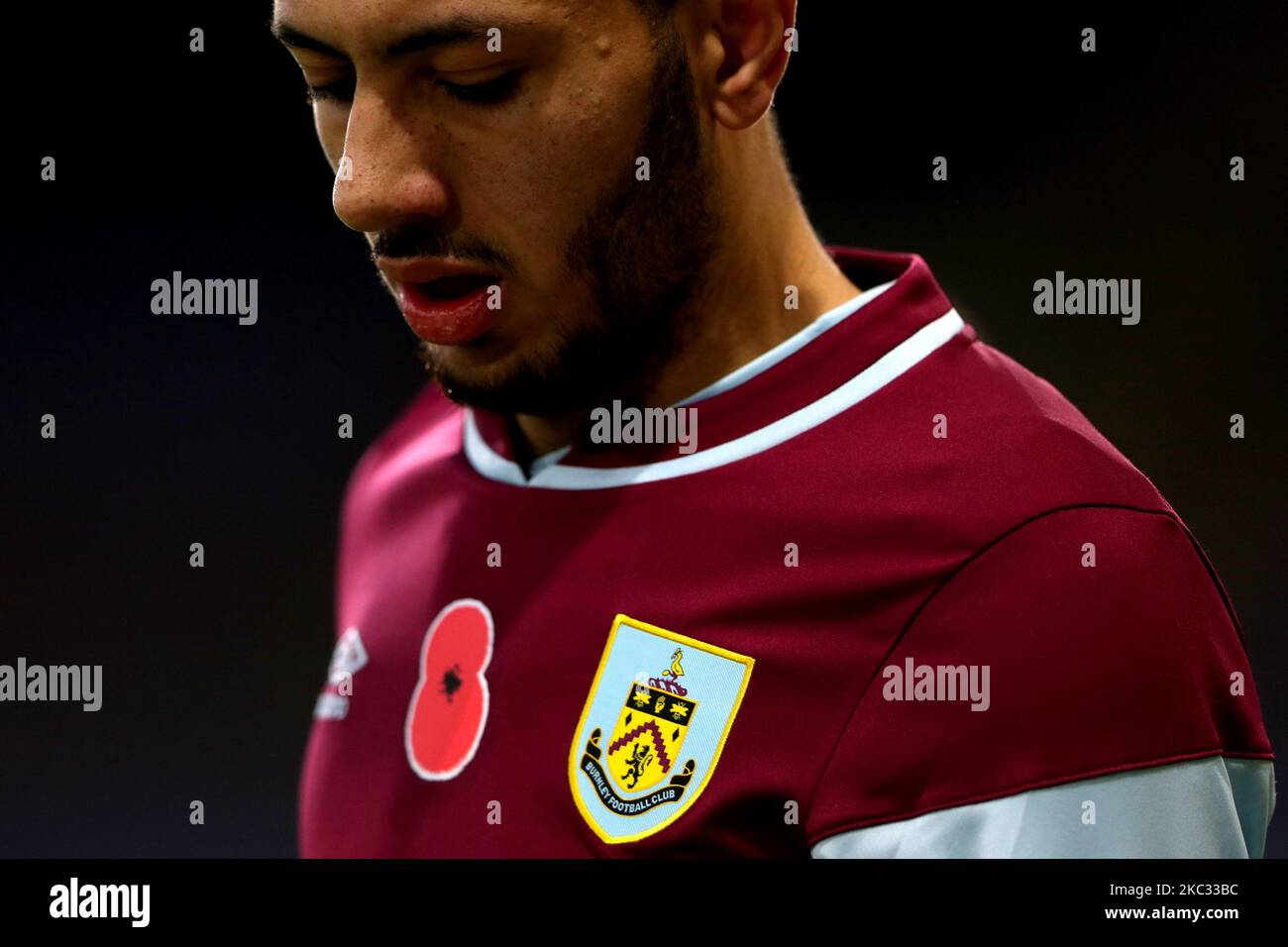Burnleys Dwight McNeil during the Premier League match between Burnley and Chelsea at Turf Moor, Burnley on Saturday 31st October 2020. (Photo by Tim Markland/MI News/NurPhoto) Stock Photo