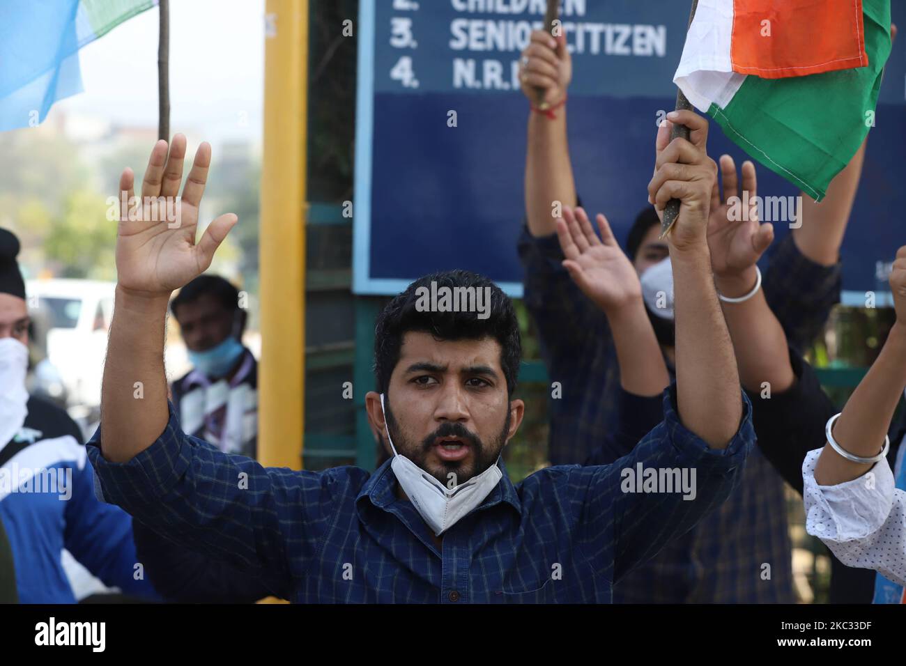 Outrage continues in Jammu city against the Newly enforced Land law for ...