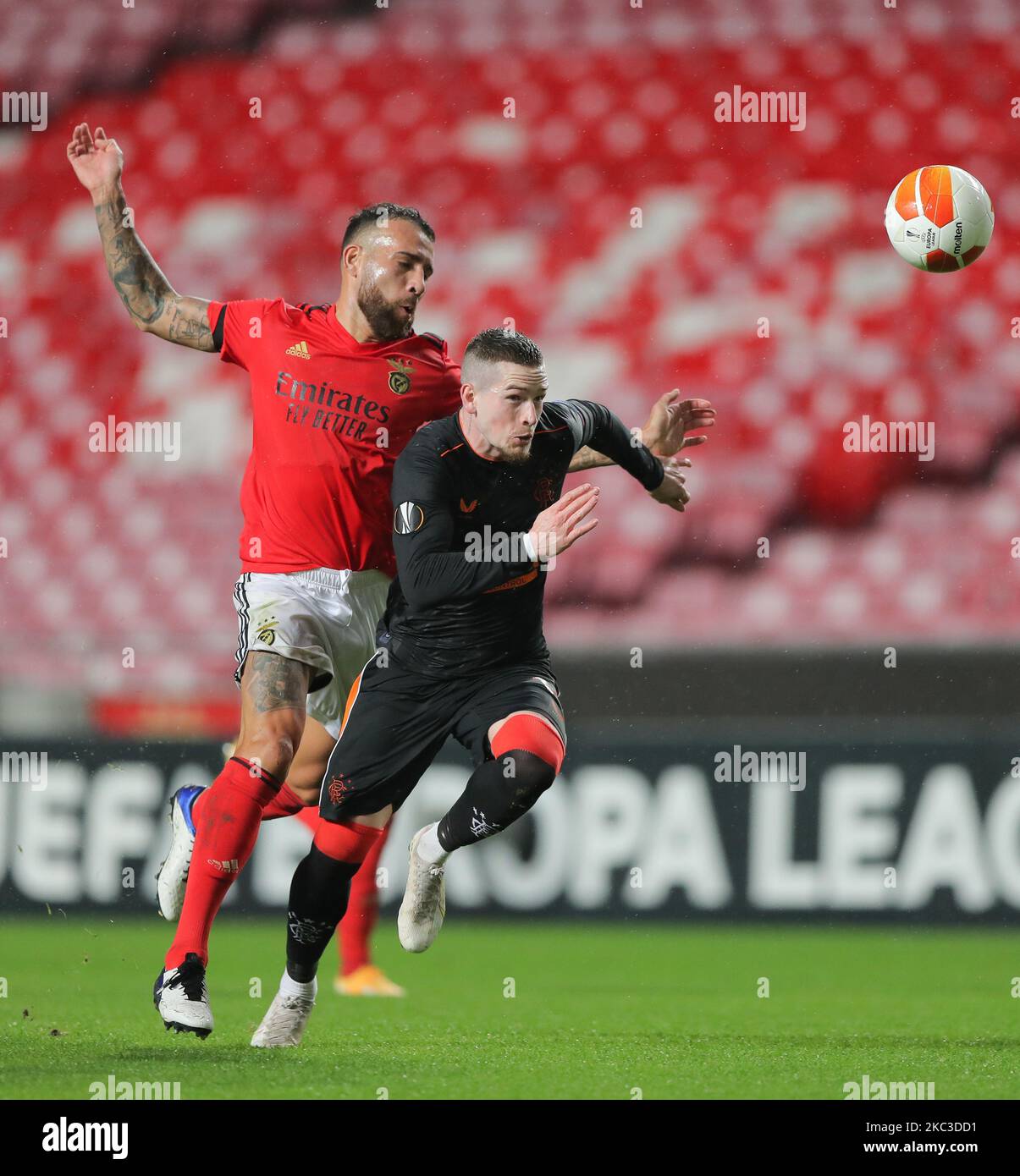 Ryan Jack of Rangers FC in action during the UEFA Europa League Group D stage match between SL Benfica and Rangers FC at Estadio da Luz on November 5, 2020 in Lisbon, Portugal. (Photo by Paulo Nascimento/NurPhoto) Stock Photo