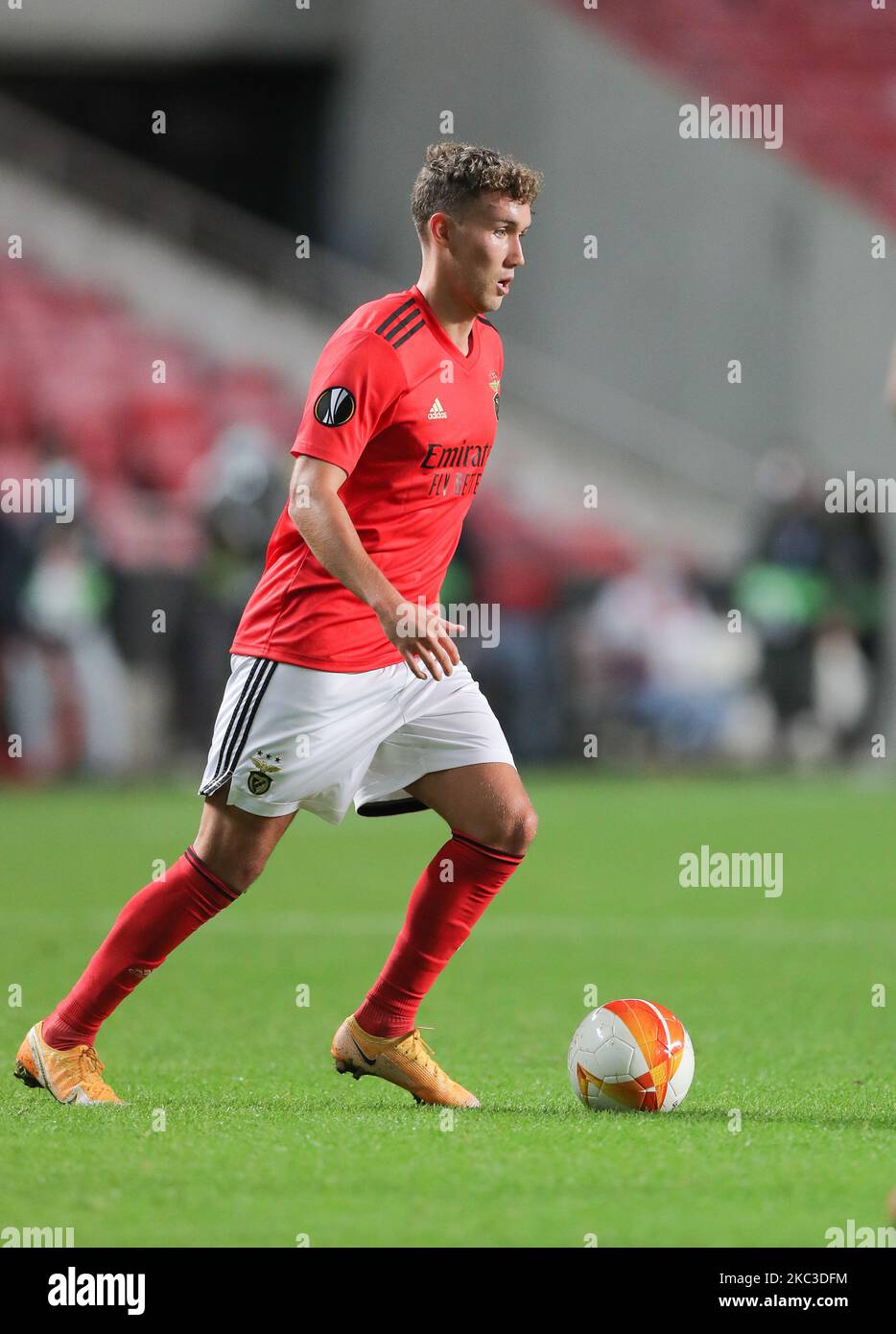 Luca Waldschmidt of SL Benfica in action during the UEFA Europa League Group D stage match between SL Benfica and Rangers FC at Estadio da Luz on November 5, 2020 in Lisbon, Portugal. (Photo by Paulo Nascimento/NurPhoto) Stock Photo