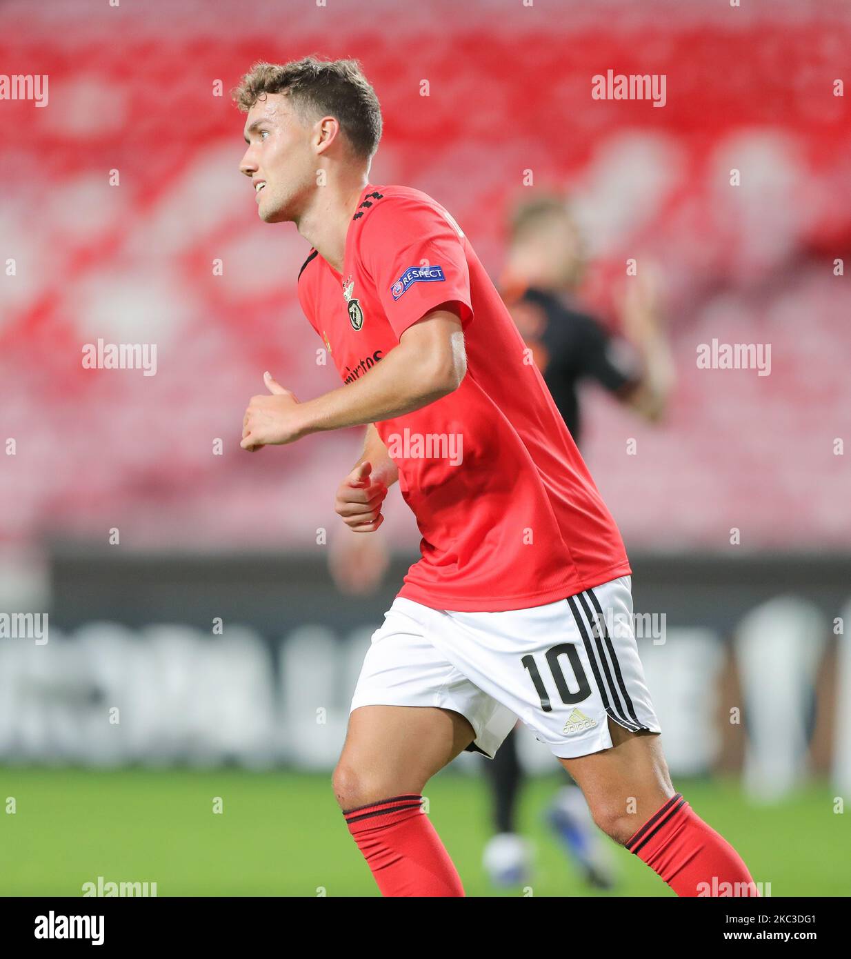 Luca Waldschmidt of SL Benfica in action during the UEFA Europa League Group D stage match between SL Benfica and Rangers FC at Estadio da Luz on November 5, 2020 in Lisbon, Portugal. (Photo by Paulo Nascimento/NurPhoto) Stock Photo