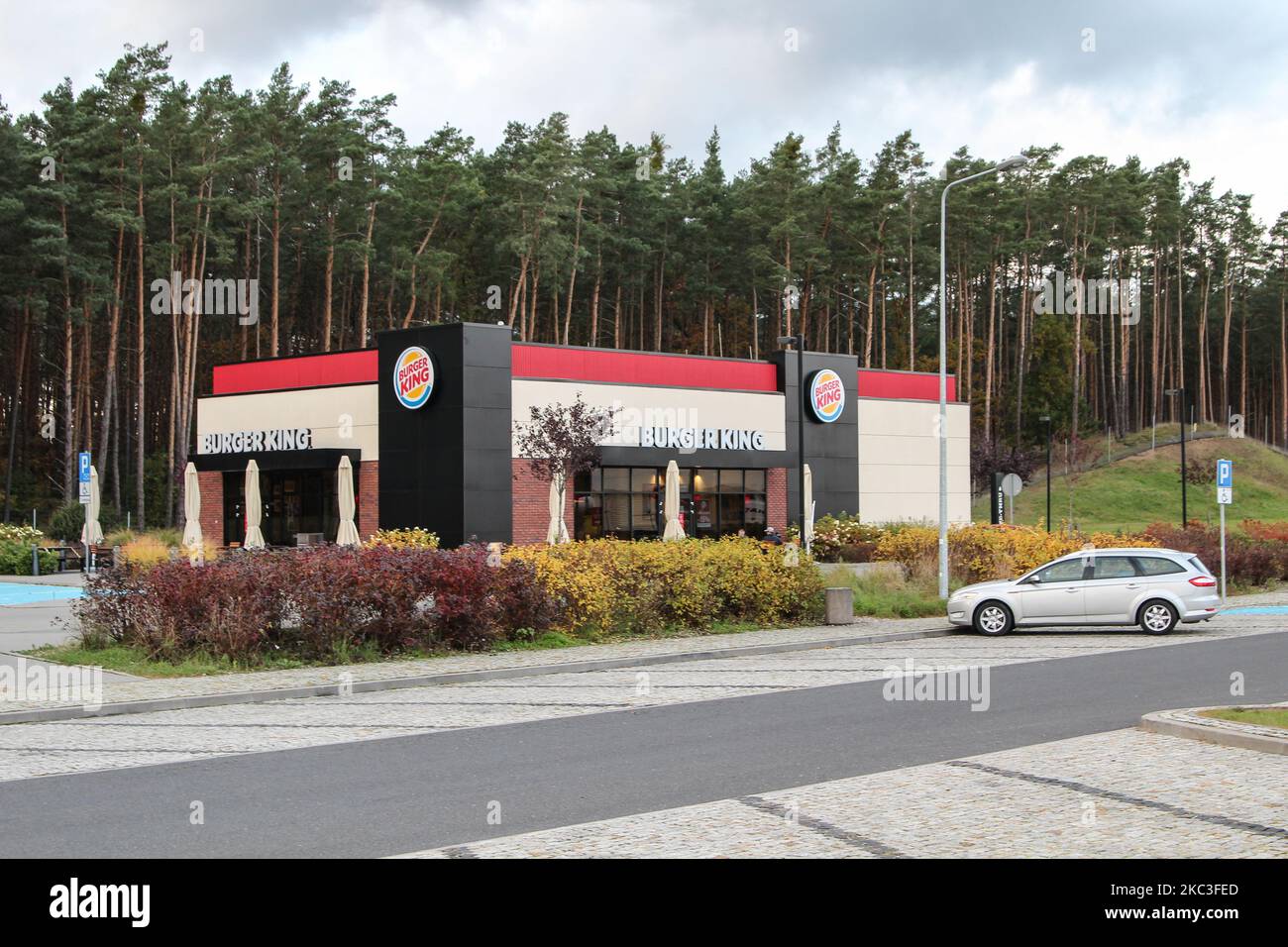 Burger King fast food restaurant is seen in Gdansk, Poland on 29 October 2020 (Photo by Michal Fludra/NurPhoto) Stock Photo