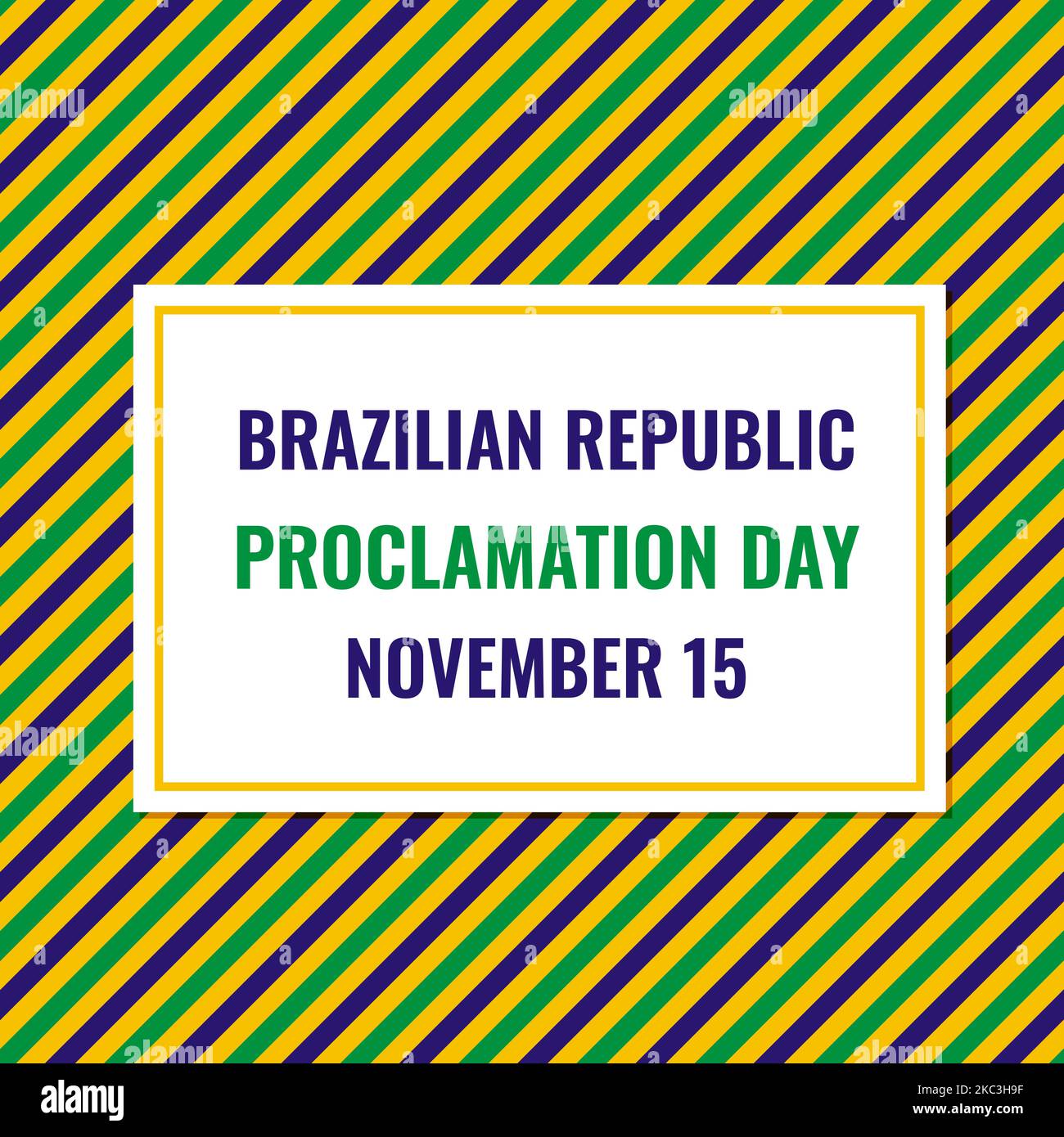 15 de novembro proclamacao da republica, Brasil) November 15 proclamation  of the republic, Brazil Stock Vector