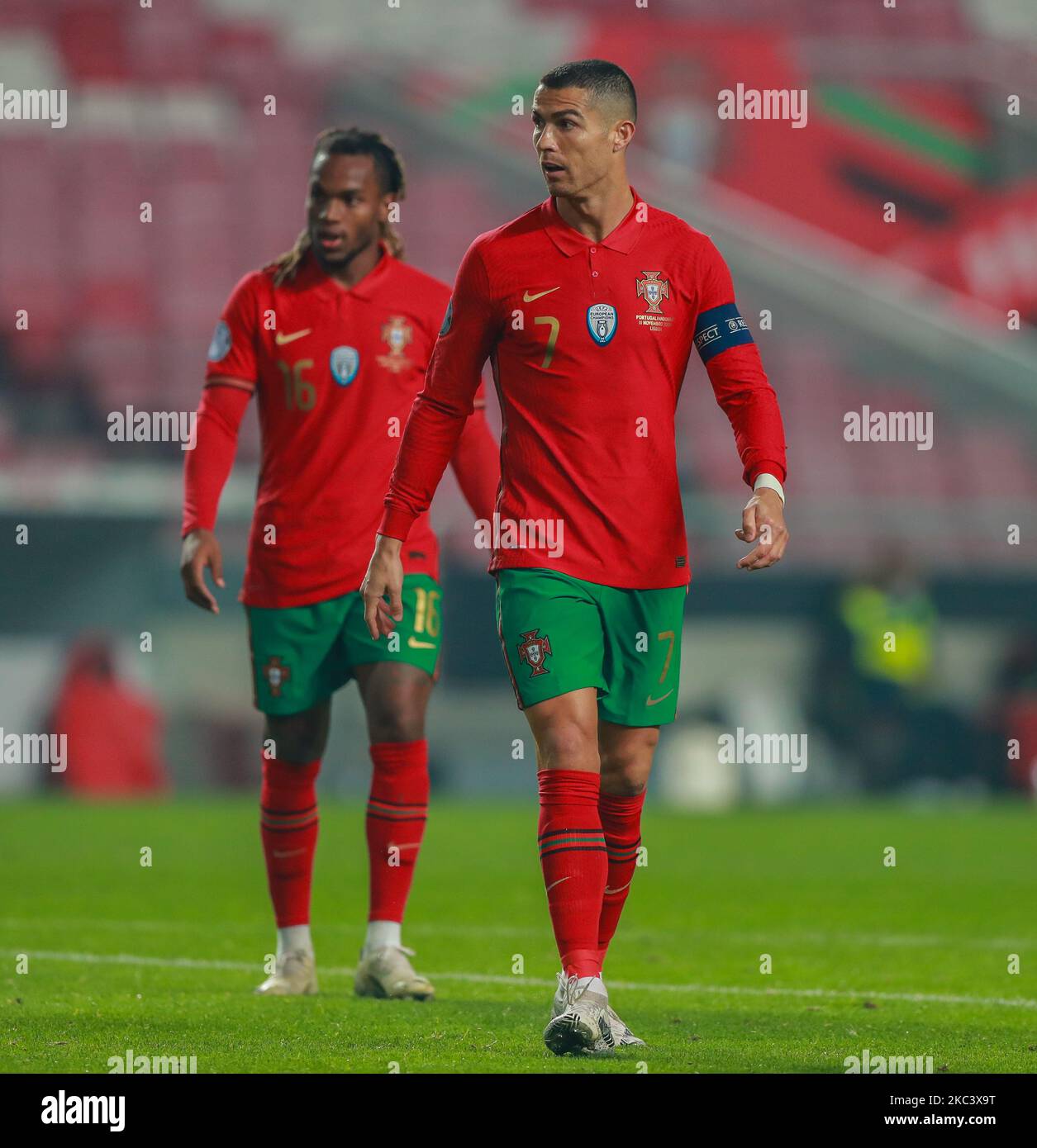 bt7. during the International Friendly match between Portugal v Andorra at the Luz stadium on November 11, 2020 in Lisbon Portugal (Photo by Paulo Nascimento/NurPhoto) Stock Photo