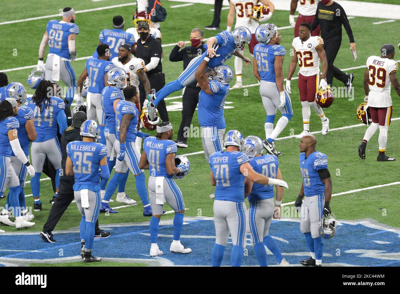 Detroit lions offensive tackle tyrell crosby hires stock photography and images Alamy