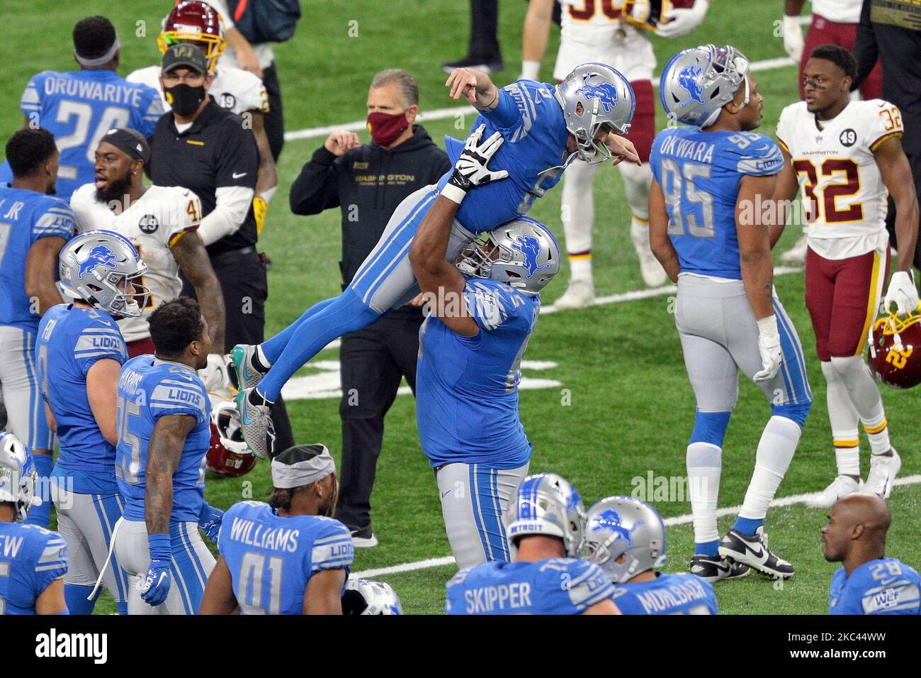 Detroit lions offensive tackle tyrell crosby hires stock photography and images Alamy