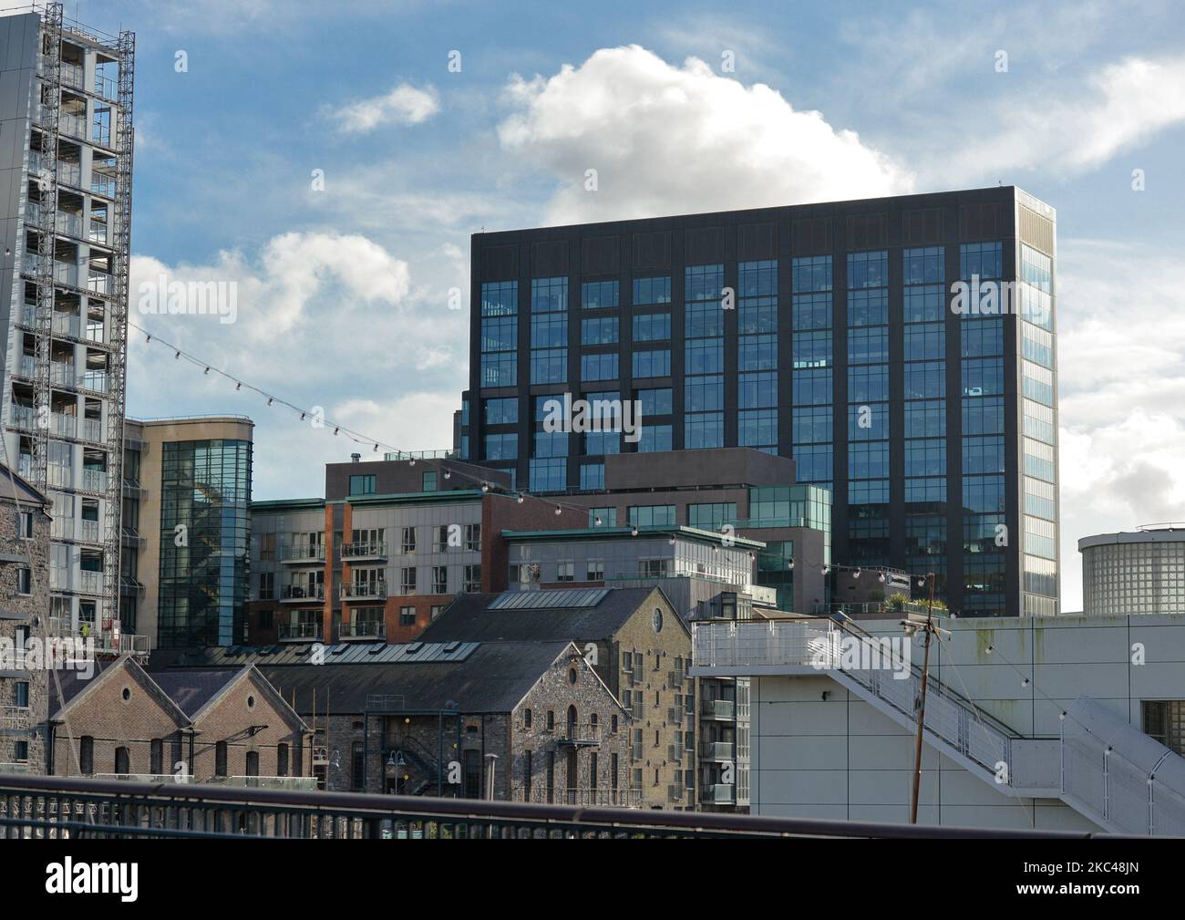 A view of Google EMEA HQ building in the western part of the Grand Canal Docks, in Dublin. On Thursday, November 19, 2020, in Dublin, Ireland. (Photo by Artur Widak/NurPhoto) Stock Photo