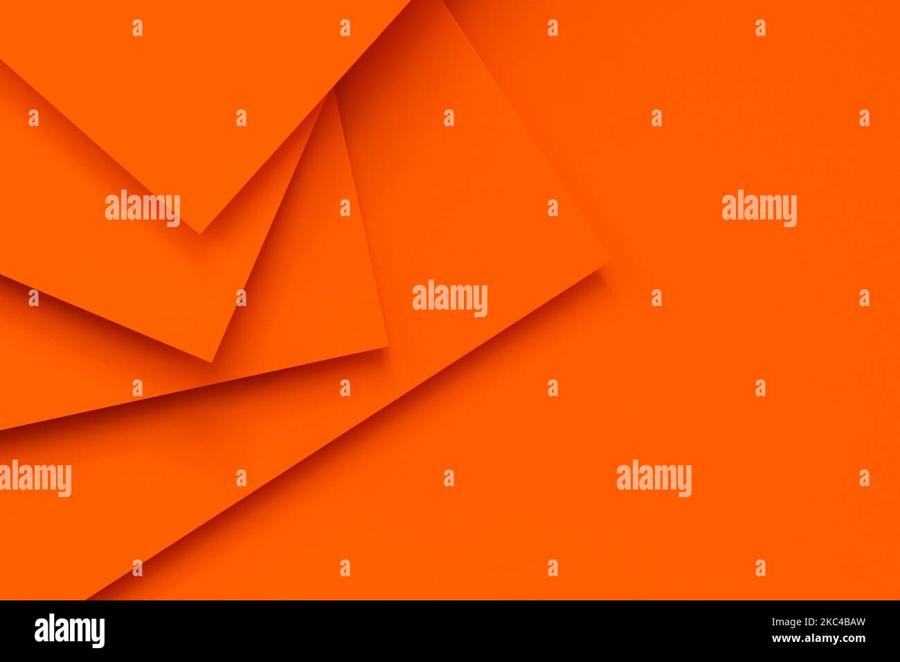 Abstract monochrome orange color creative paper texture background