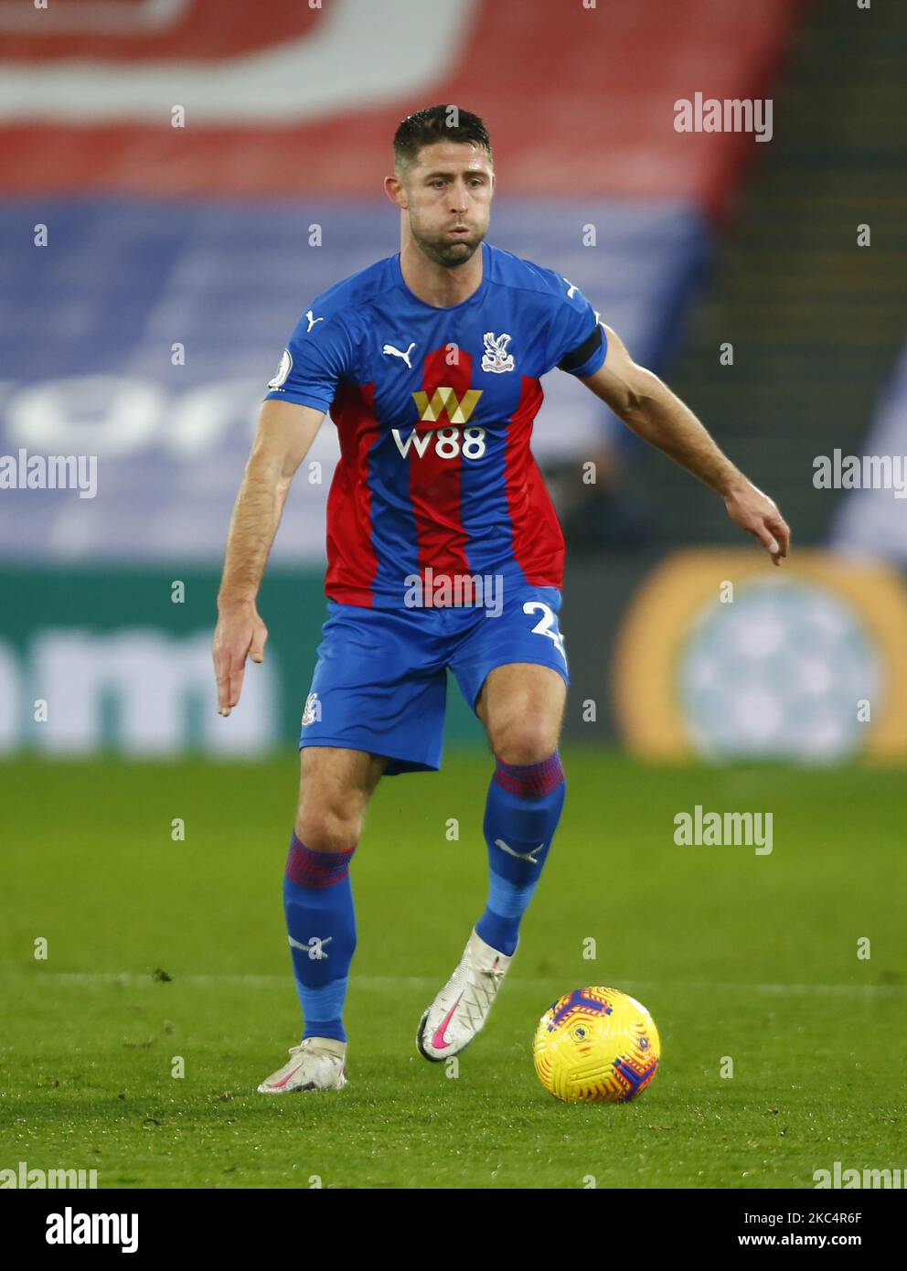 Crystal Palace's Gary Cahill during Premiership between Crystal Palace and Newcastle United at Selhurst Park Stadium , London, UK on 27th November 2020 (Photo by Action Foto Sport/NurPhoto) Stock Photo